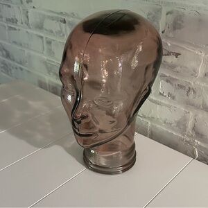 Vintage Glass Mannequin Head